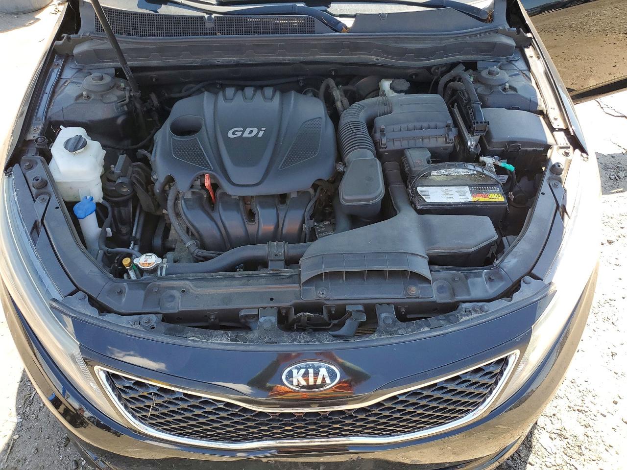 2015 Kia Optima Lx Black vin: 5XXGM4A70FG465441