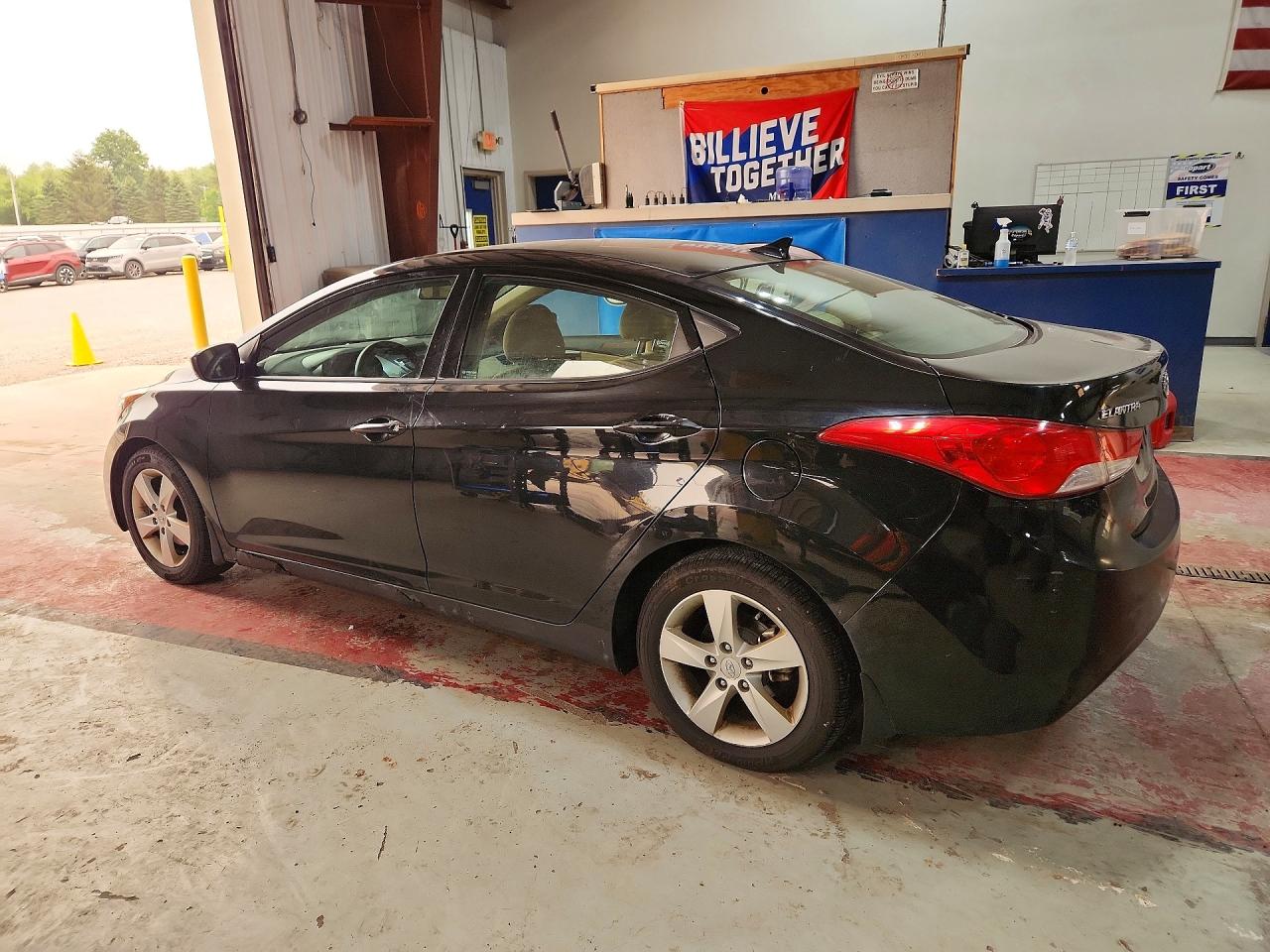 2013 Hyundai Elantra Gls Black vin: 5NPDH4AE3DH195046