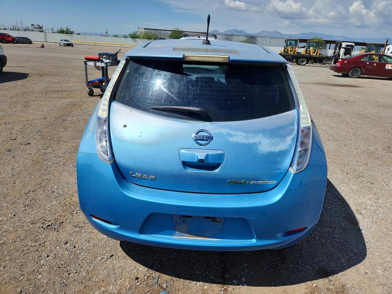 2011 Nissan Leaf Sv Синий vin: JN1AZ0CP3BT002560