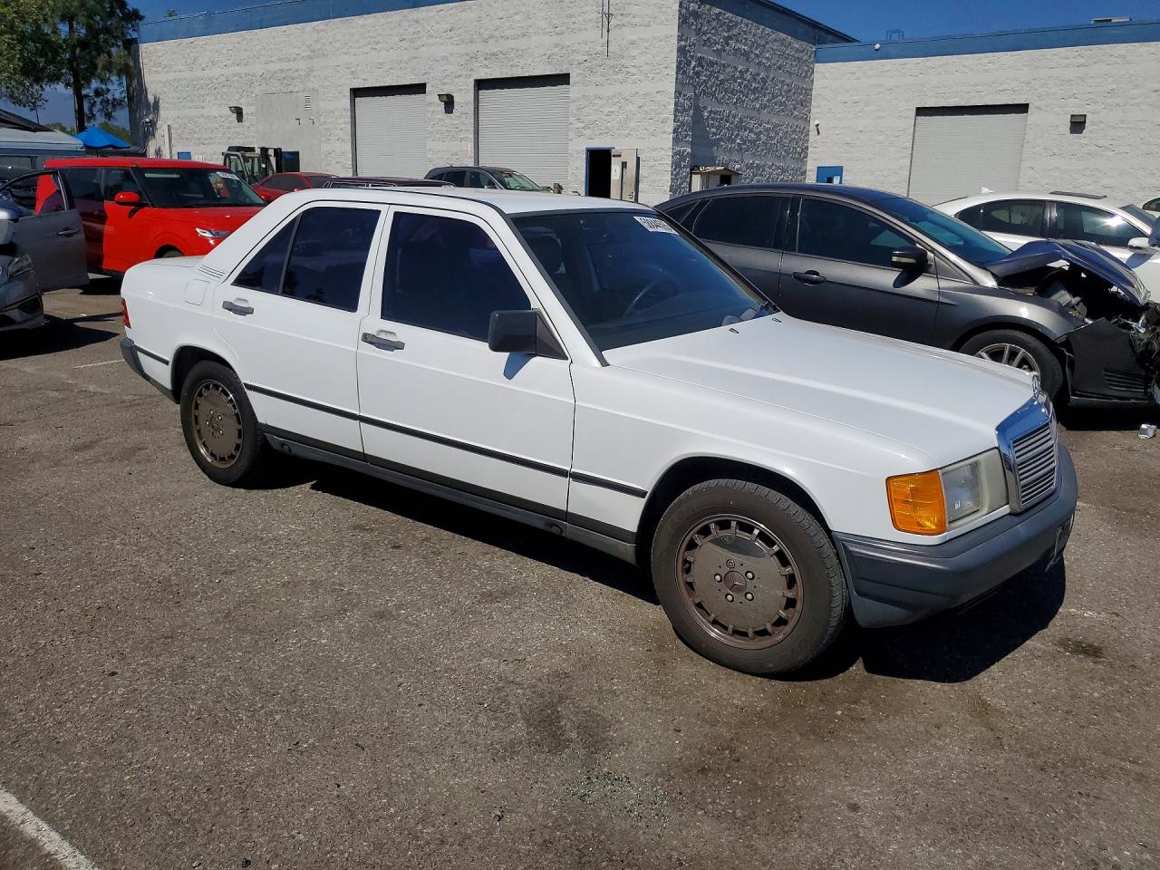 1988 Mercedes-benz 190 D 2.5 White vin: WDBDB26D4JF455030