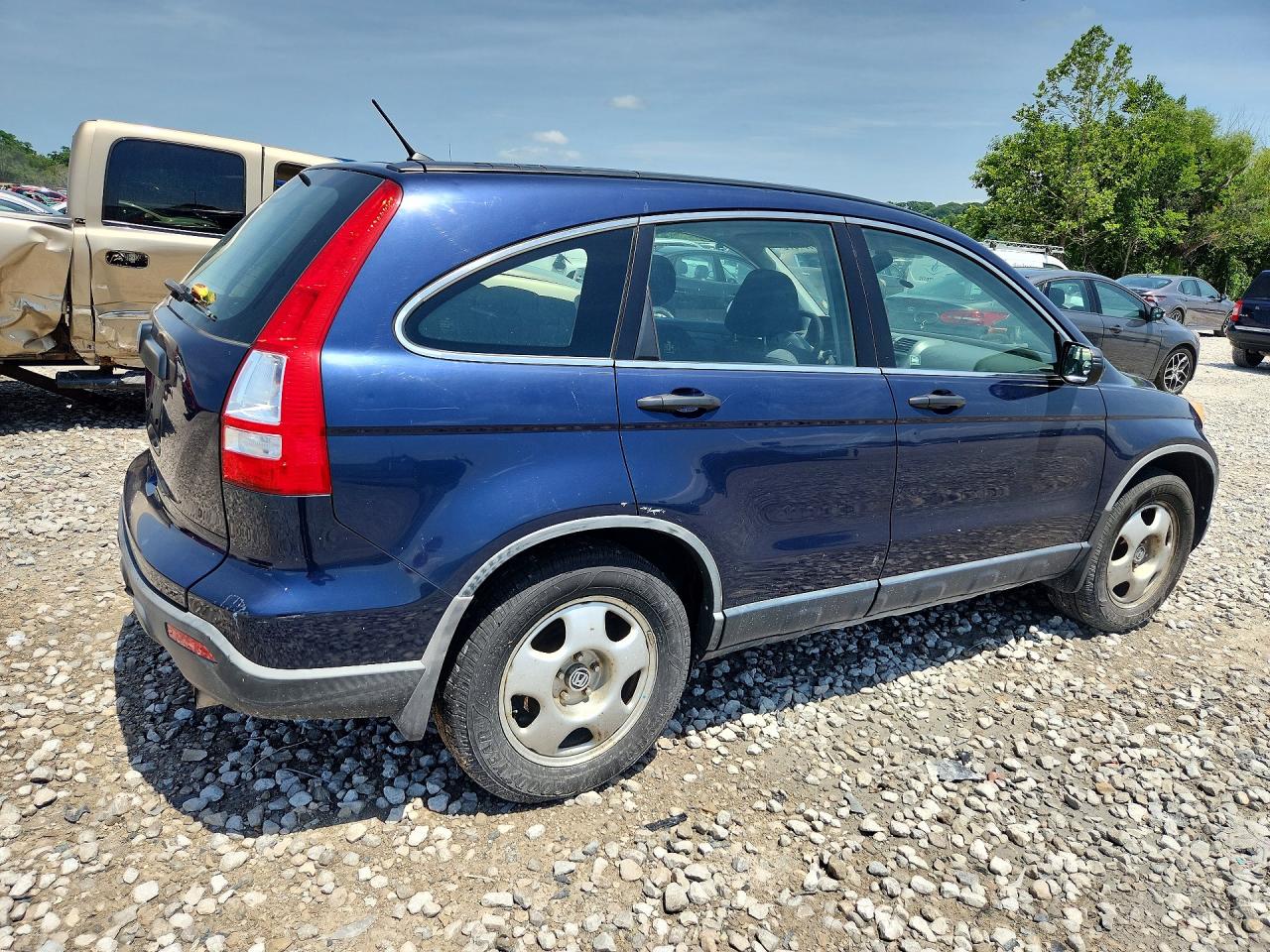 2008 Honda Cr-v Lx Синий vin: JHLRE38348C036957