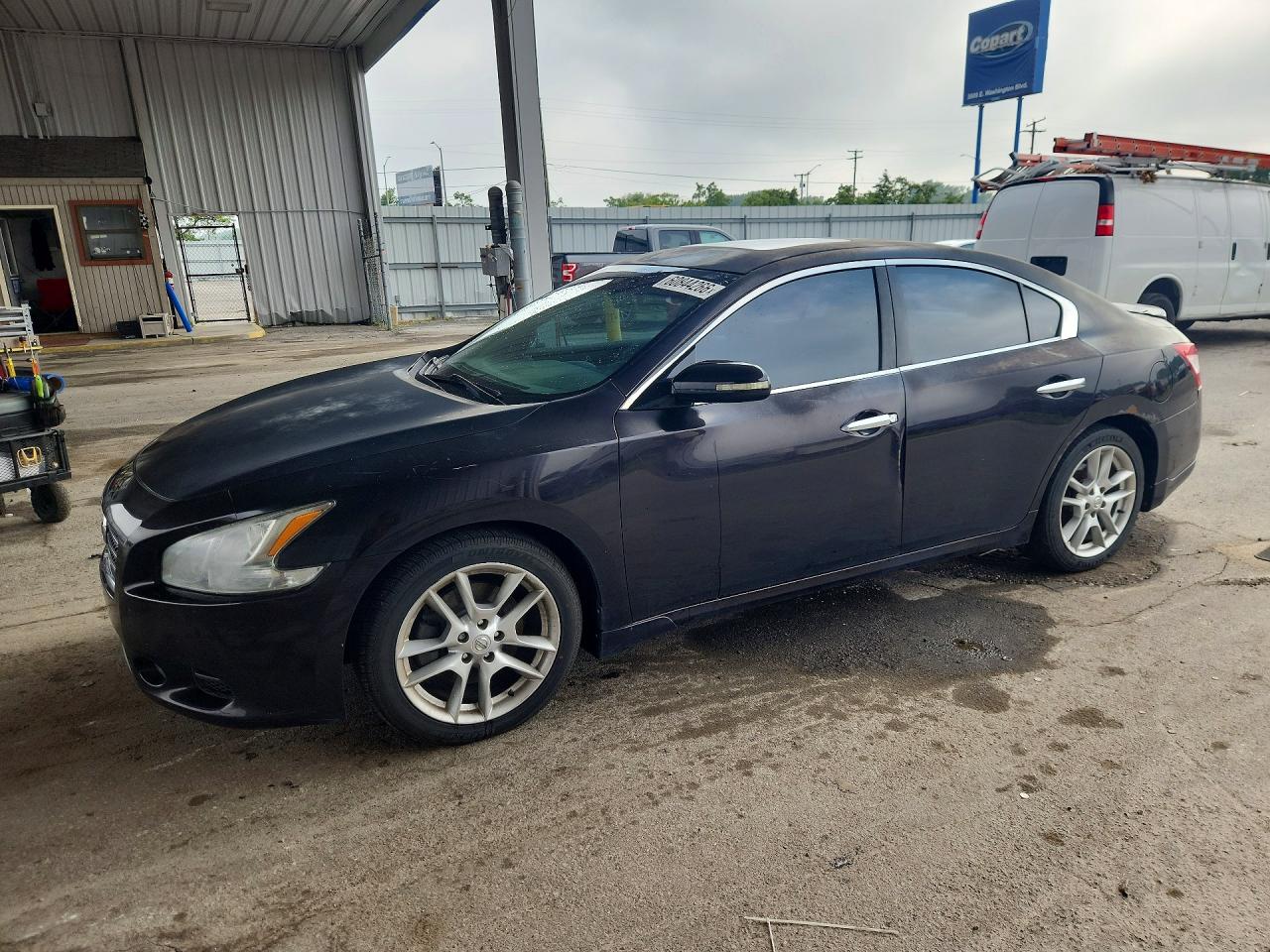 2010 Nissan Maxima 3.5 S Black vin: 1N4AA5APXAC812017