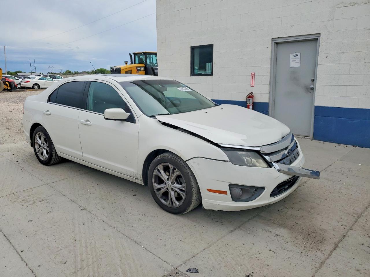 2012 Ford Fusion Se White vin: 3FAHP0HA5CR415837