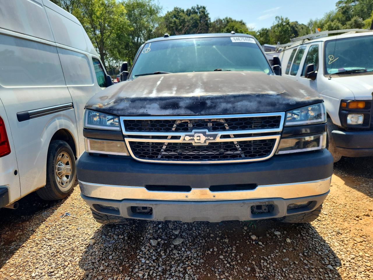 2005 Chevrolet Silverado K2500 Heavy Duty Black vin: 1GCHK23215F846602