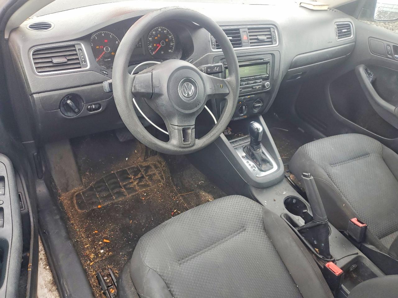 2012 Volkswagen Jetta Base White vin: 3VW2K7AJ3CM467320