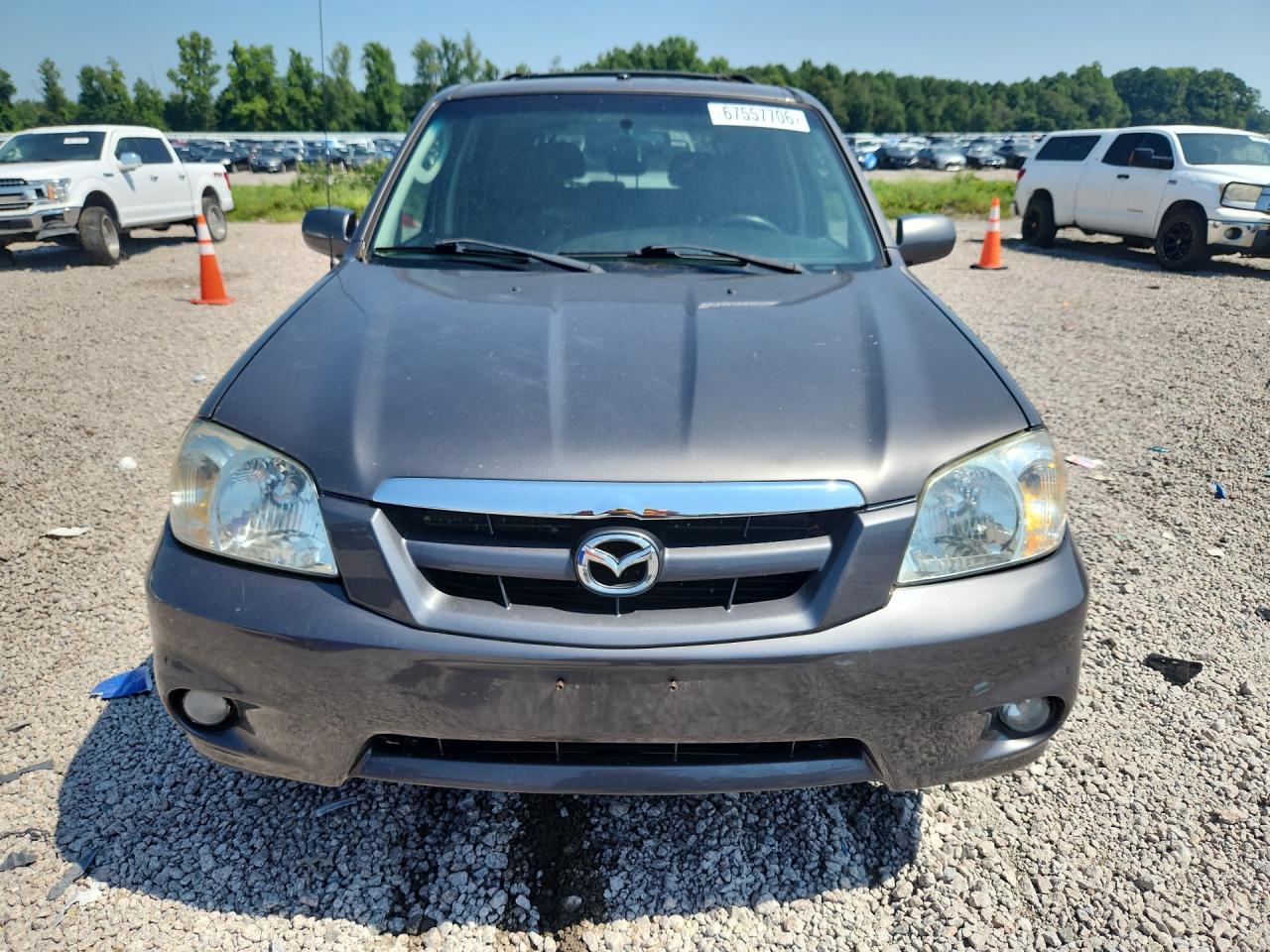 2006 Mazda Tribute S Gray vin: 4F2CZ04136KM29698