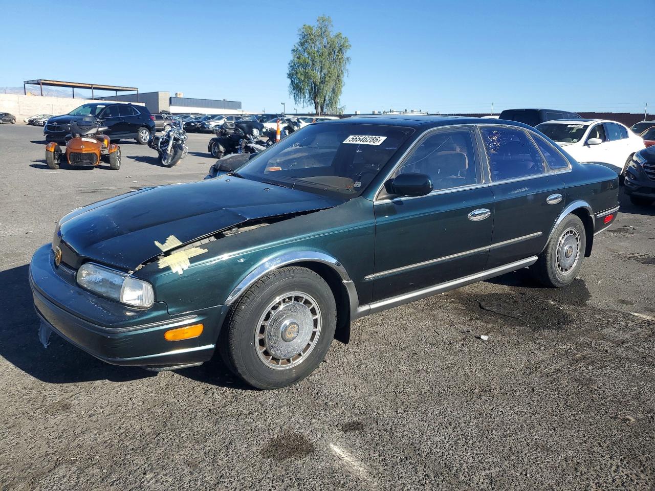 1991 Infiniti Q45 Base Green vin: JNKNG01C8MM103500