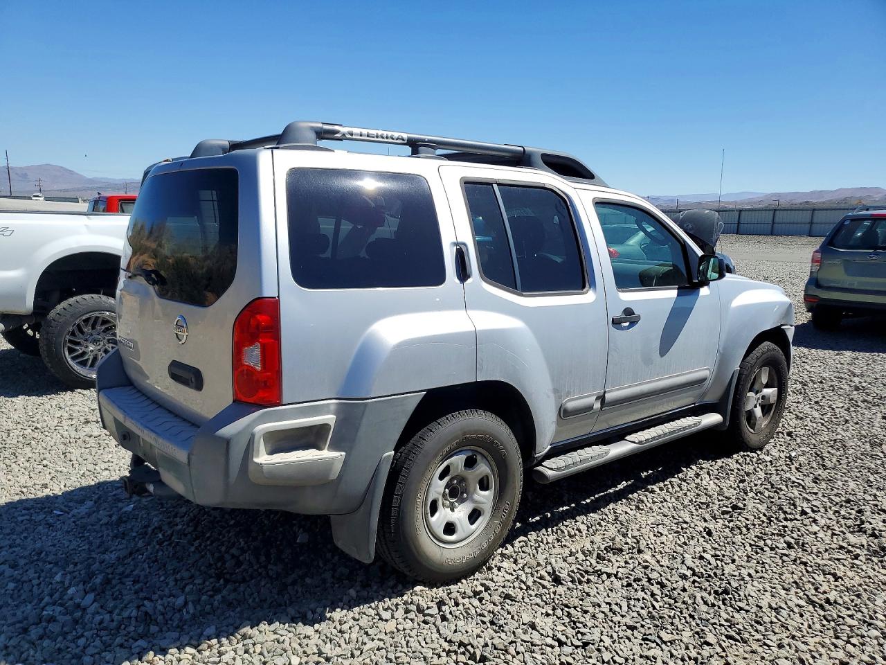 2006 Nissan Xterra X Silver vin: 5N1AN08W66C548294