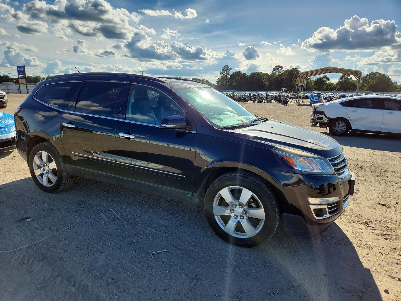 2014 Chevrolet Traverse Ltz Черный vin: 1GNKRJKD4EJ206113