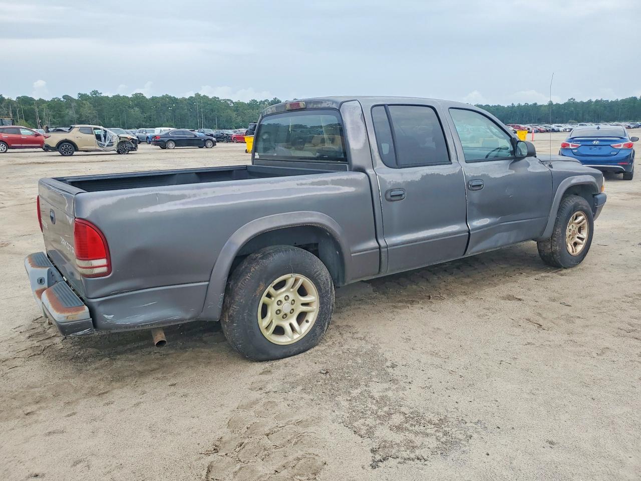 2003 Dodge Dakota Quad Sport Charcoal vin: 1D7HL38X73S142938