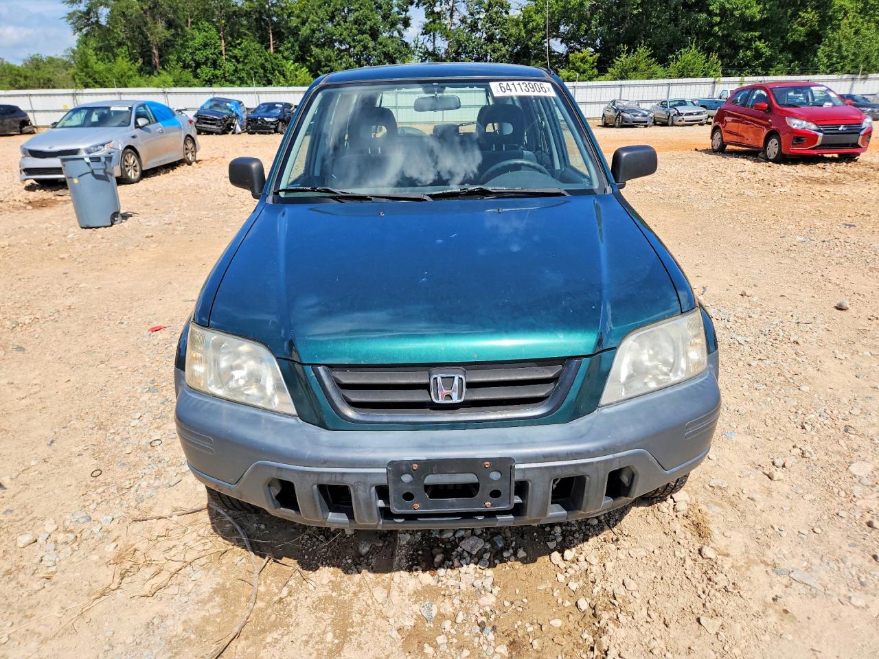 2001 Honda Cr-v Lx Green vin: JHLRD18431C056266