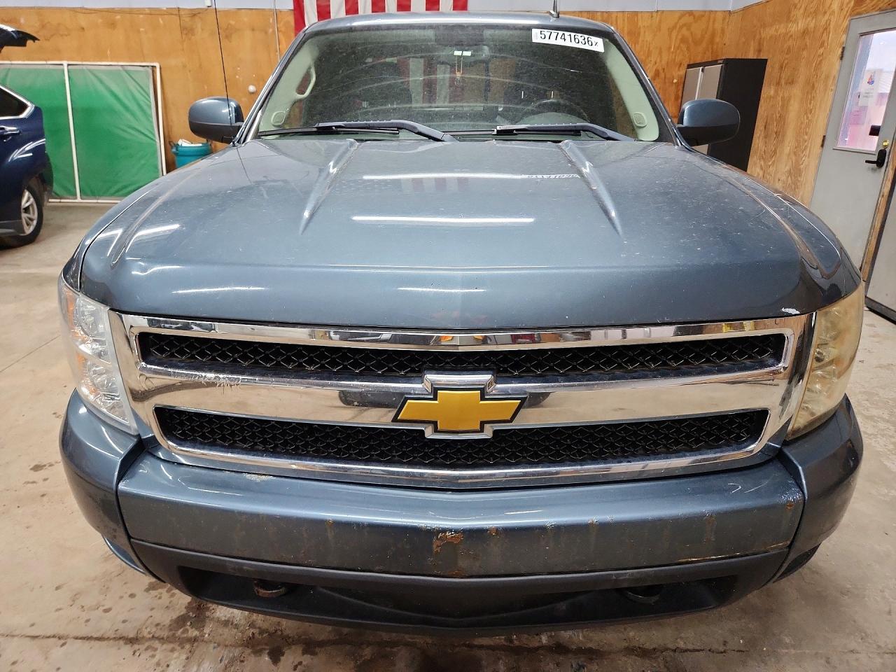 2007 Chevrolet Silverado K1500 Blue vin: 2GCEK19J371722157
