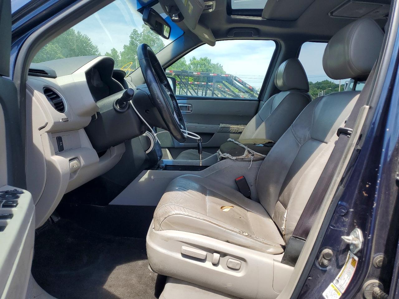 2010 Honda Pilot Exl Blue vin: 5FNYF4H66AB024274