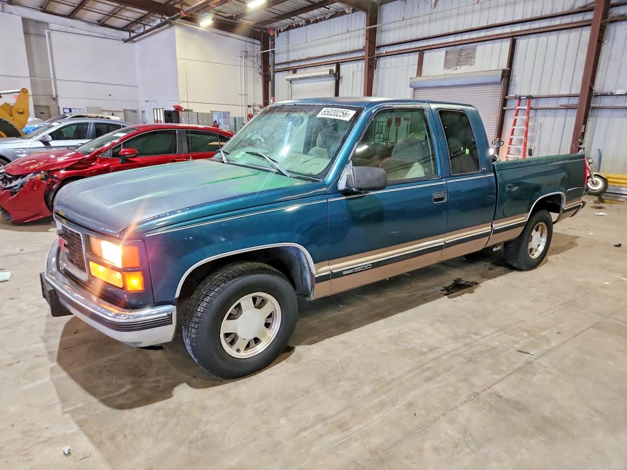 1998 Gmc Sierra C1500 Зеленый vin: 1GTEC19R9WE551124