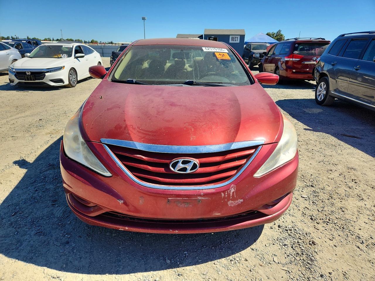 2013 Hyundai Sonata Gls Red vin: 5NPEB4AC1DH646429