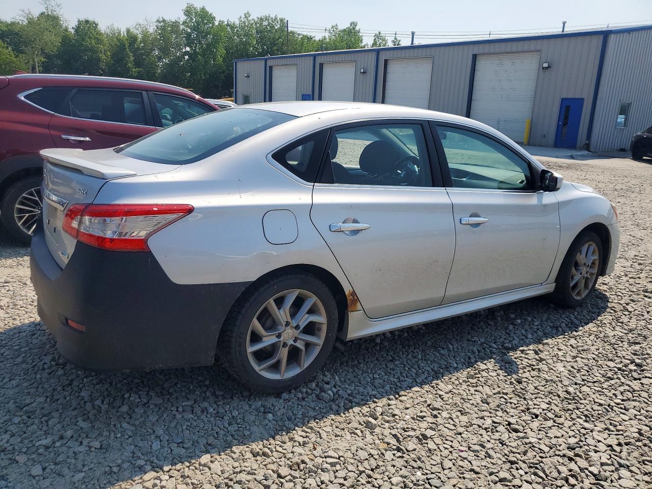 2013 Nissan Sentra S Gray vin: 3N1AB7AP7DL692174