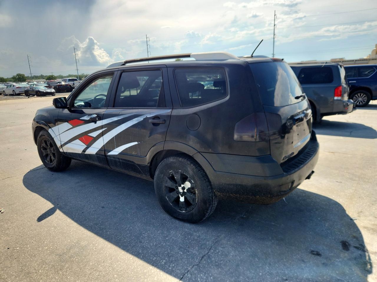 2009 Kia Borrego Lx Черный vin: KNDJJ741X95033097