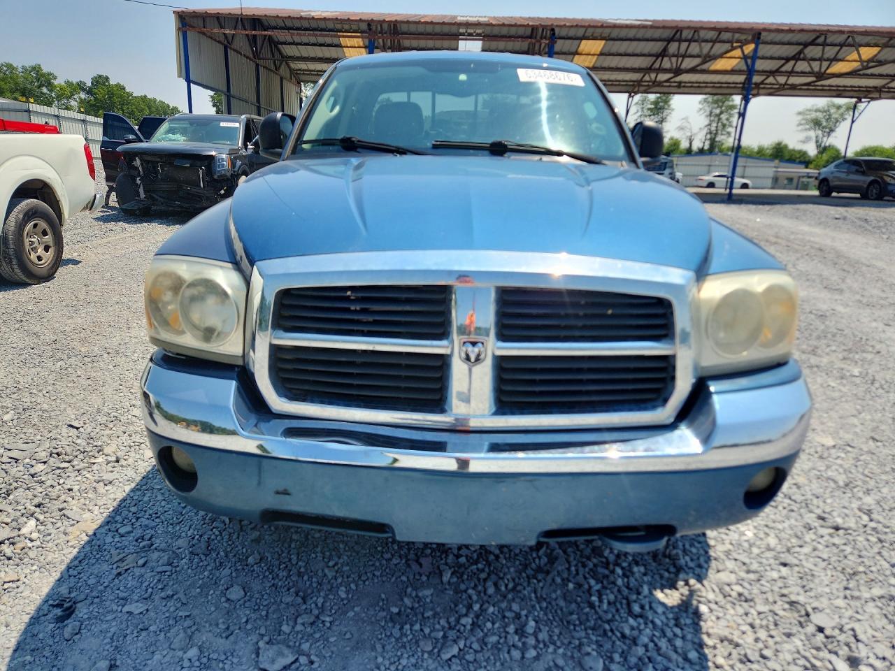 2005 Dodge Dakota Quad Laramie Blue vin: 1D3HW58N15S195723