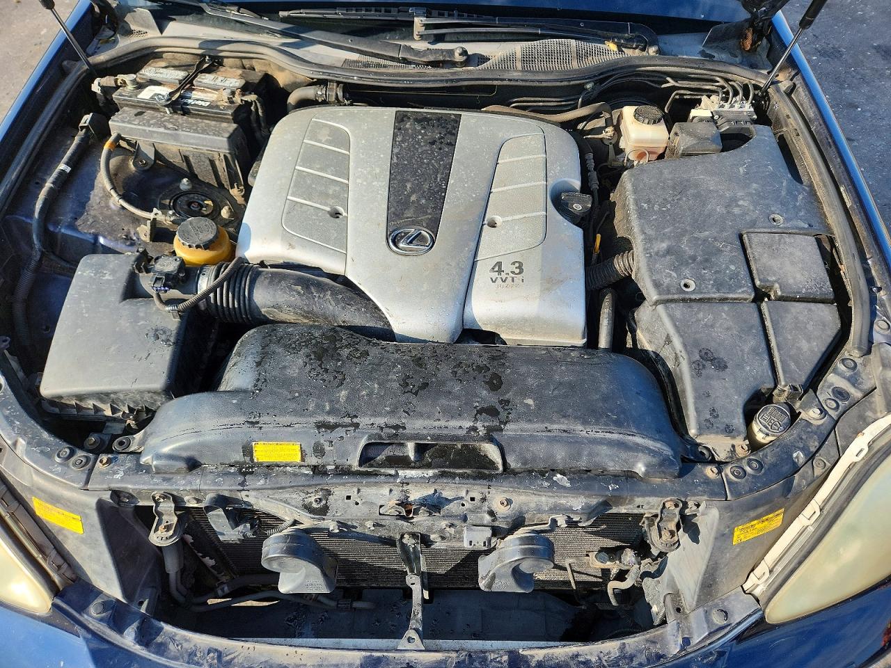 2005 Lexus Ls 430 Blue vin: JTHBN36FX55012916