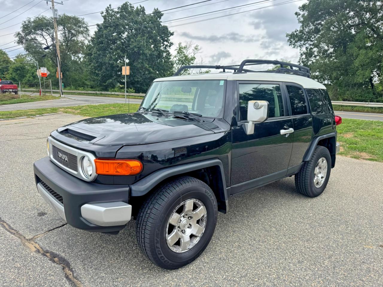 2008 Toyota Fj Cruiser Base Black vin: JTEBU11F58K032394