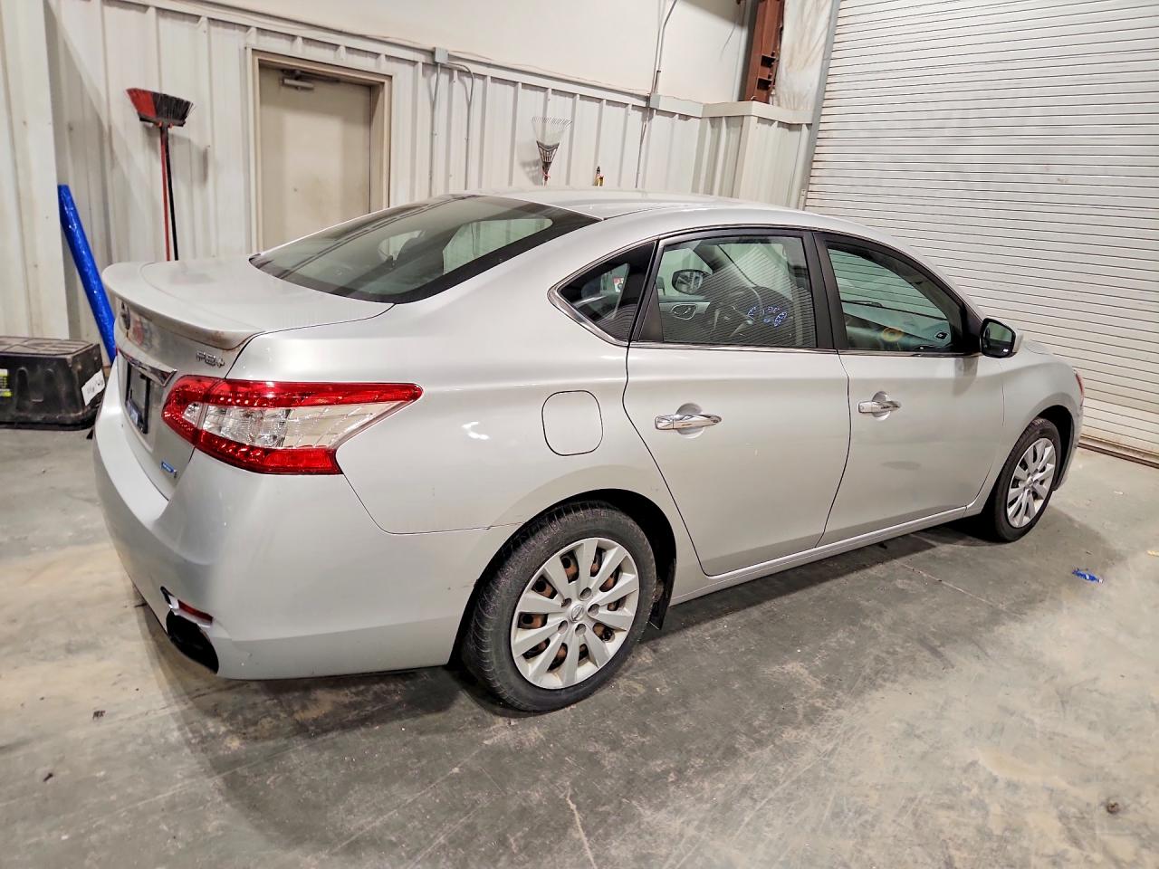 2014 Nissan Sentra Fe+ S Silver vin: 3N1AB7AP3EY249508