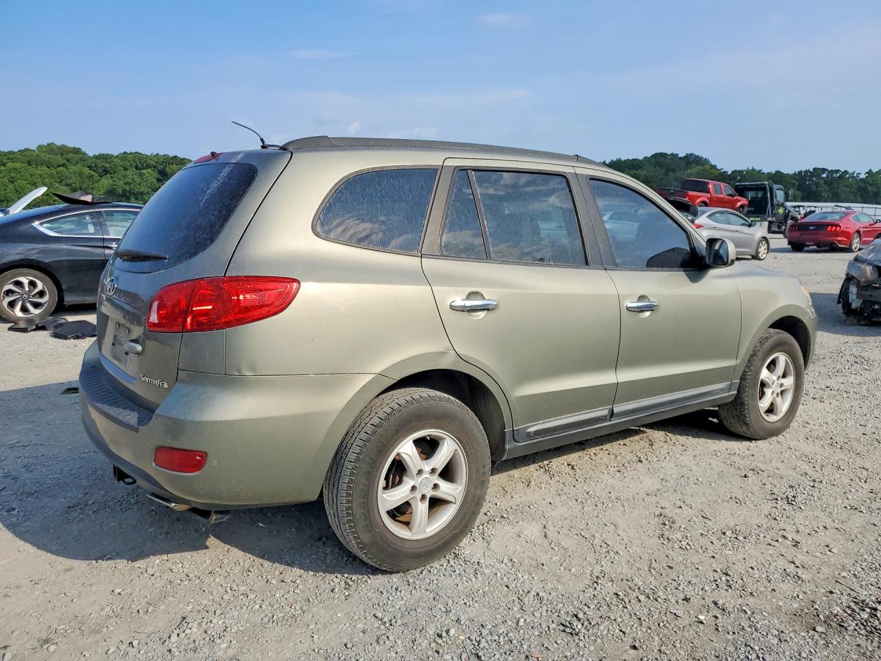 2008 Hyundai Santa Fe Gls Green vin: 5NMSG13D68H186633