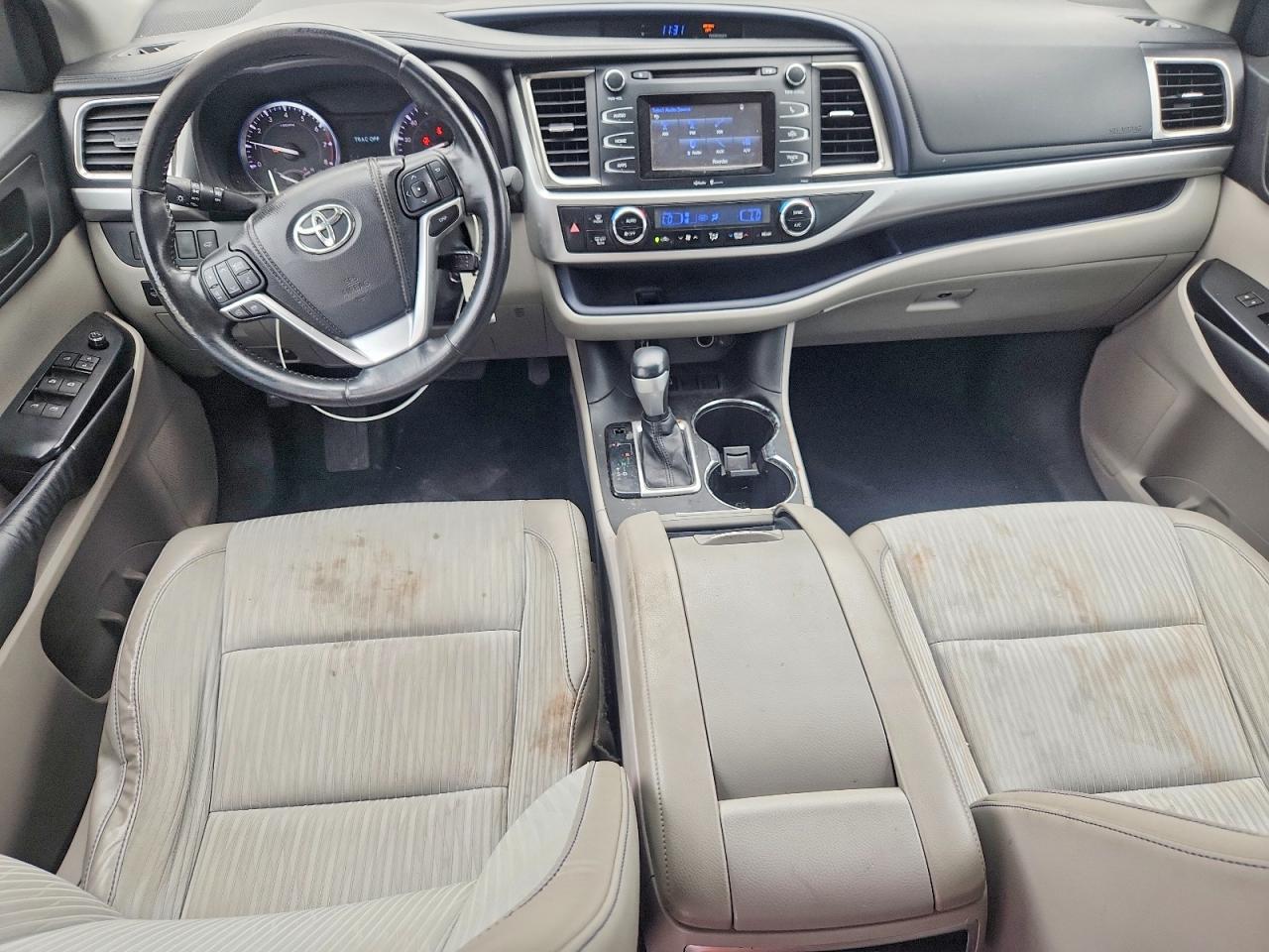 2014 Toyota Highlander Le Plus Gray vin: 5TDZKRFH8ES014915