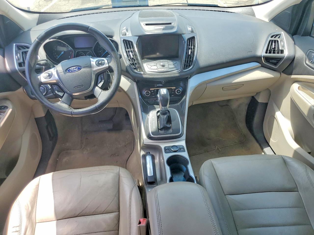 2013 Ford Escape Sel White vin: 1FMCU9H98DUD78621