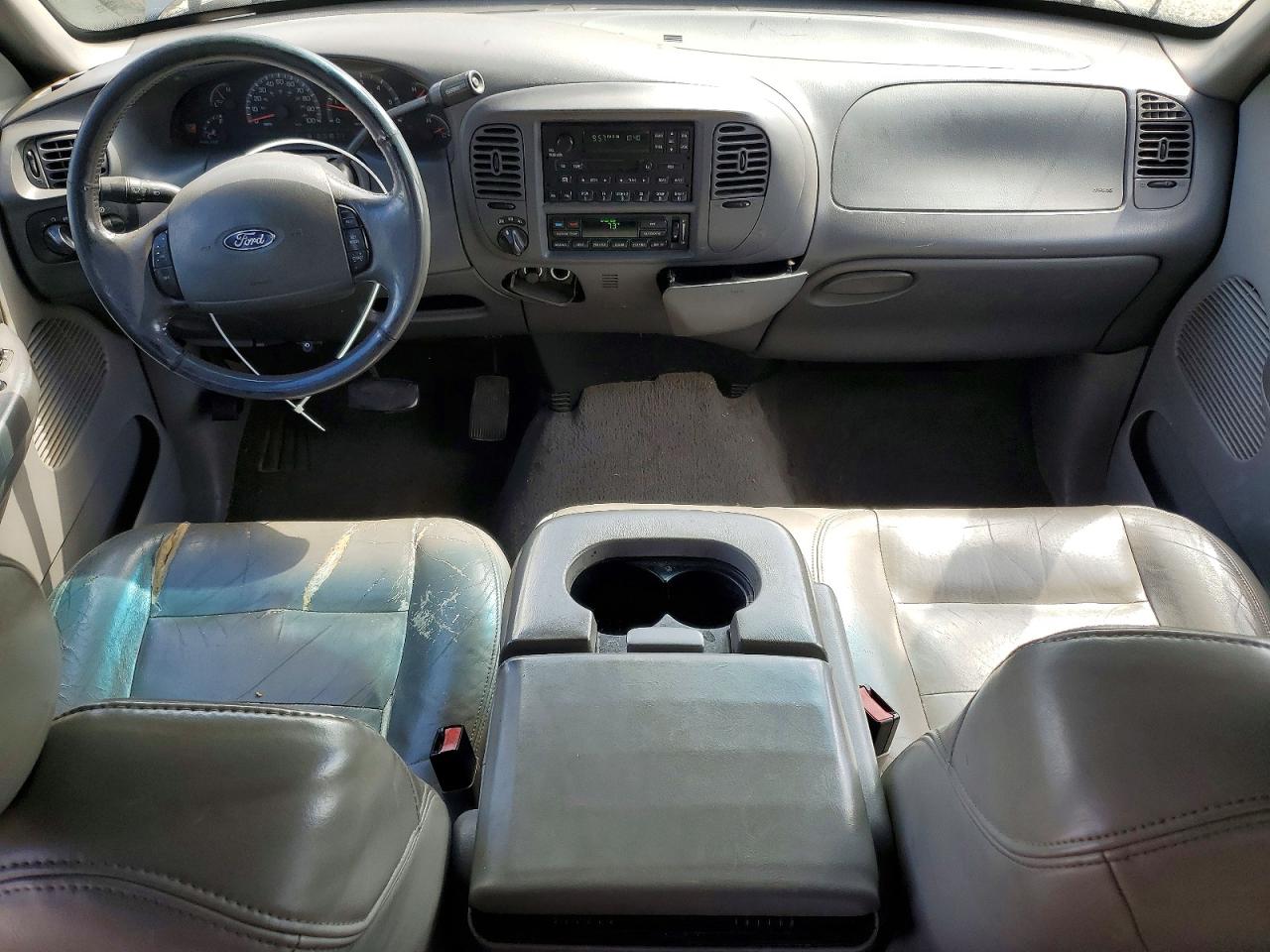 2002 Ford F150 Supercrew Gray vin: 1FTRW08L52KE14726