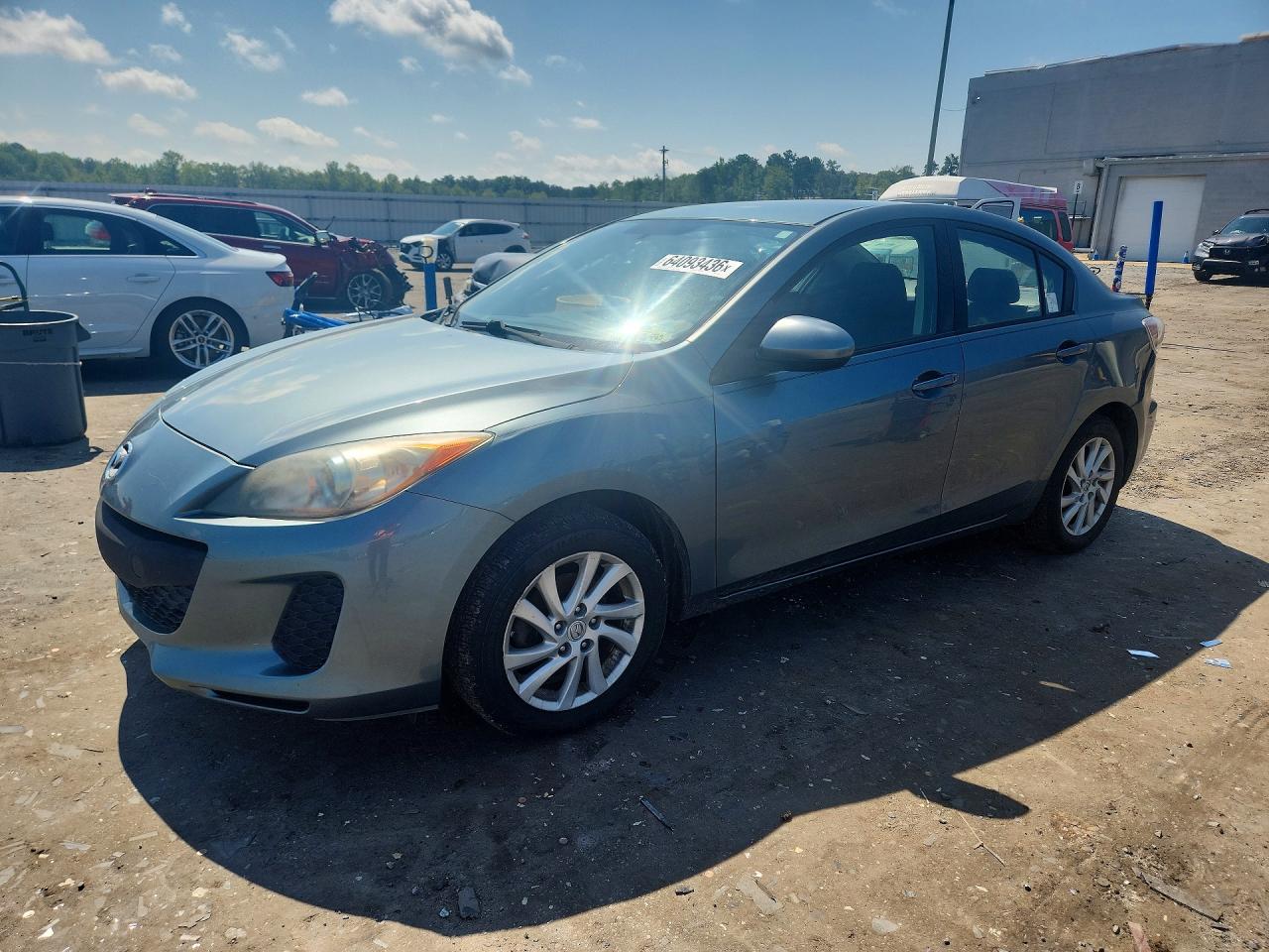 2012 Mazda 3 I Зеленый vin: JM1BL1V71C1647212