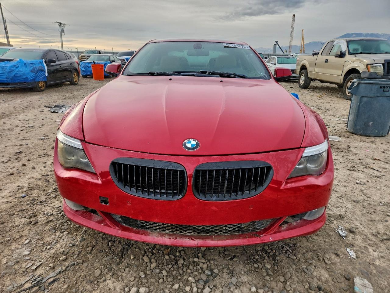 2010 Bmw 650 I Red vin: WBAEA5C50ACV93752