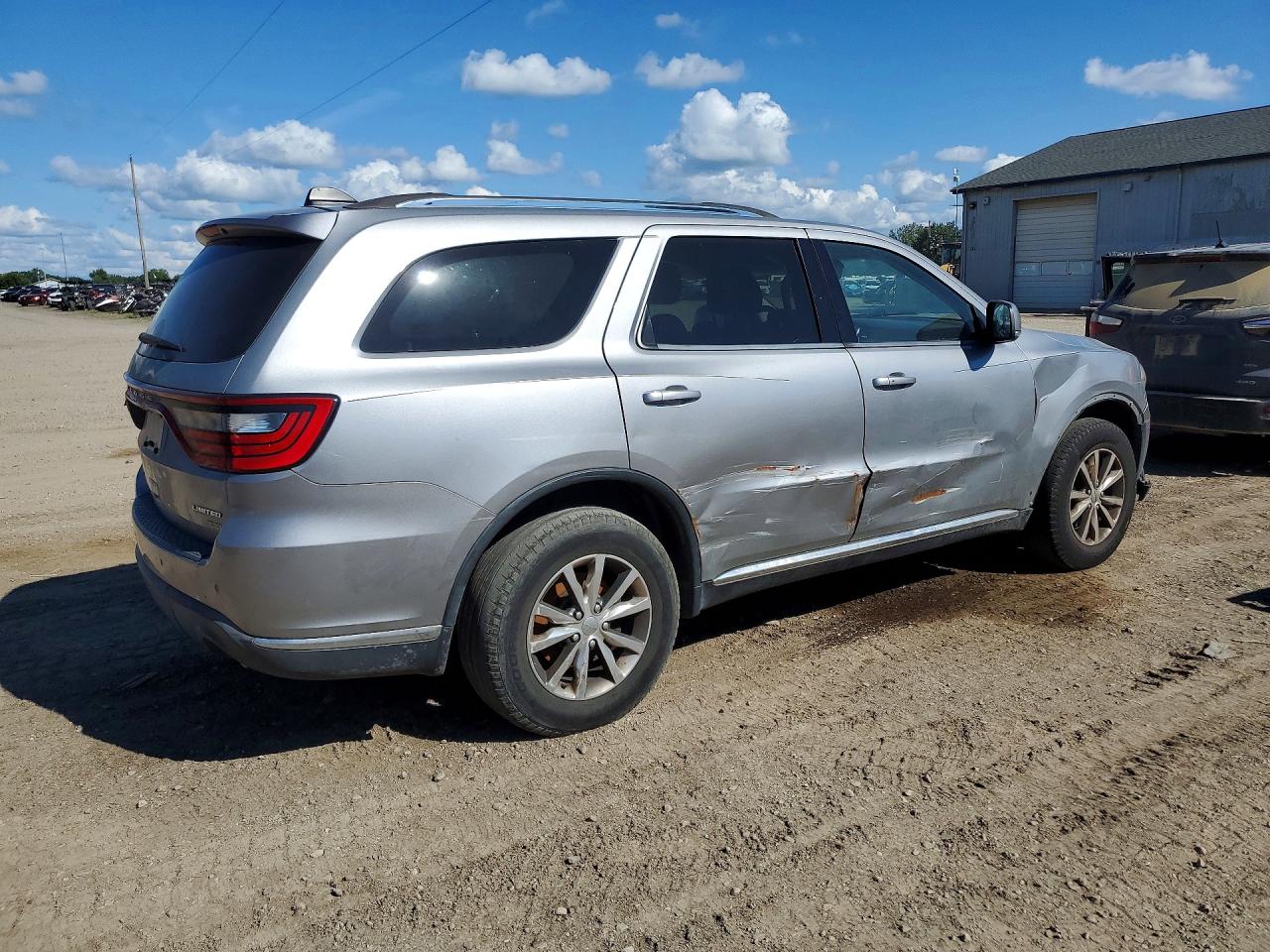 2014 Dodge Durango Limited Silver vin: 1C4RDJDG8EC597834