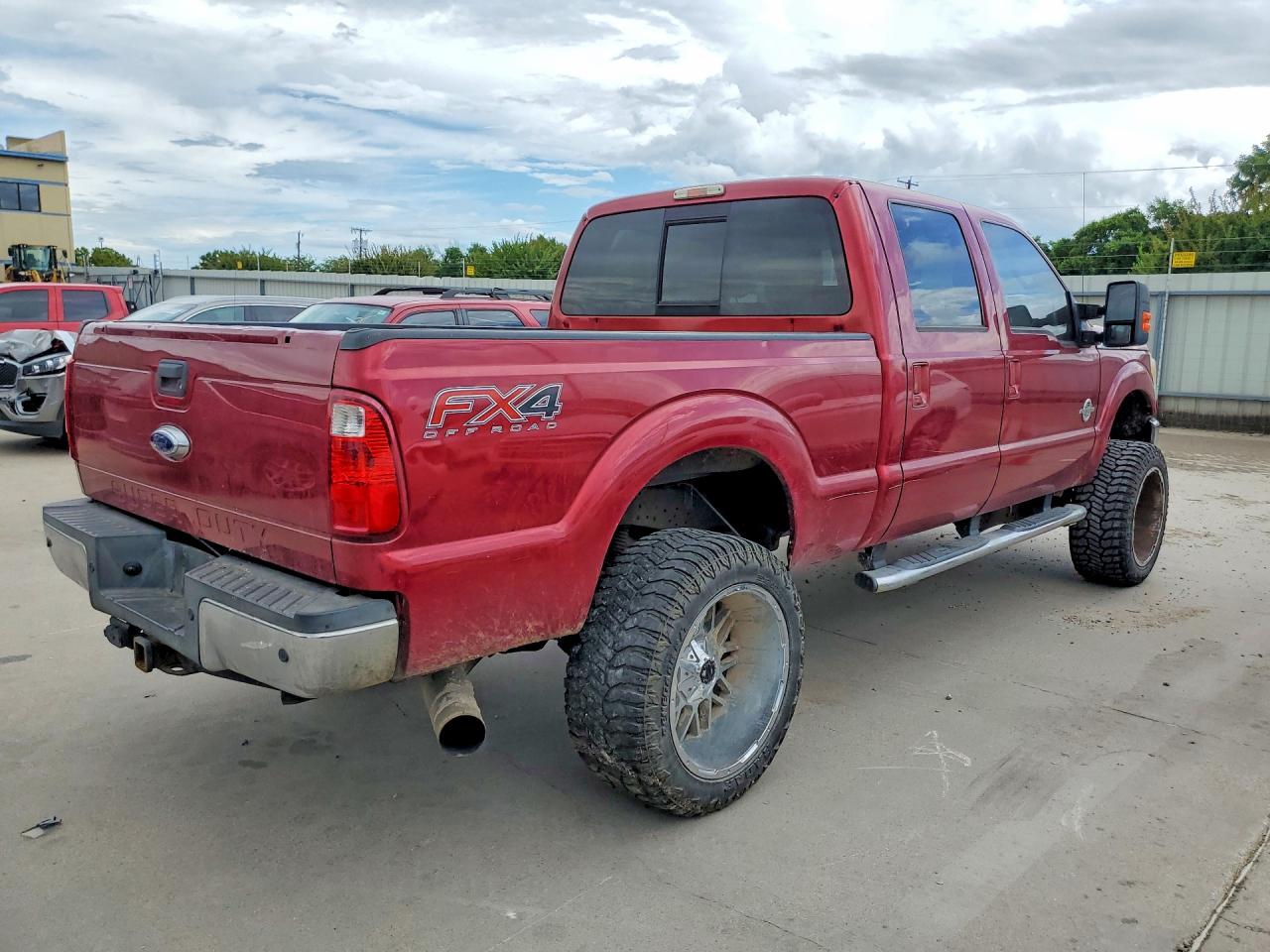2013 Ford F250 Super Duty Maroon vin: 1FT7W2BT5DEB34303
