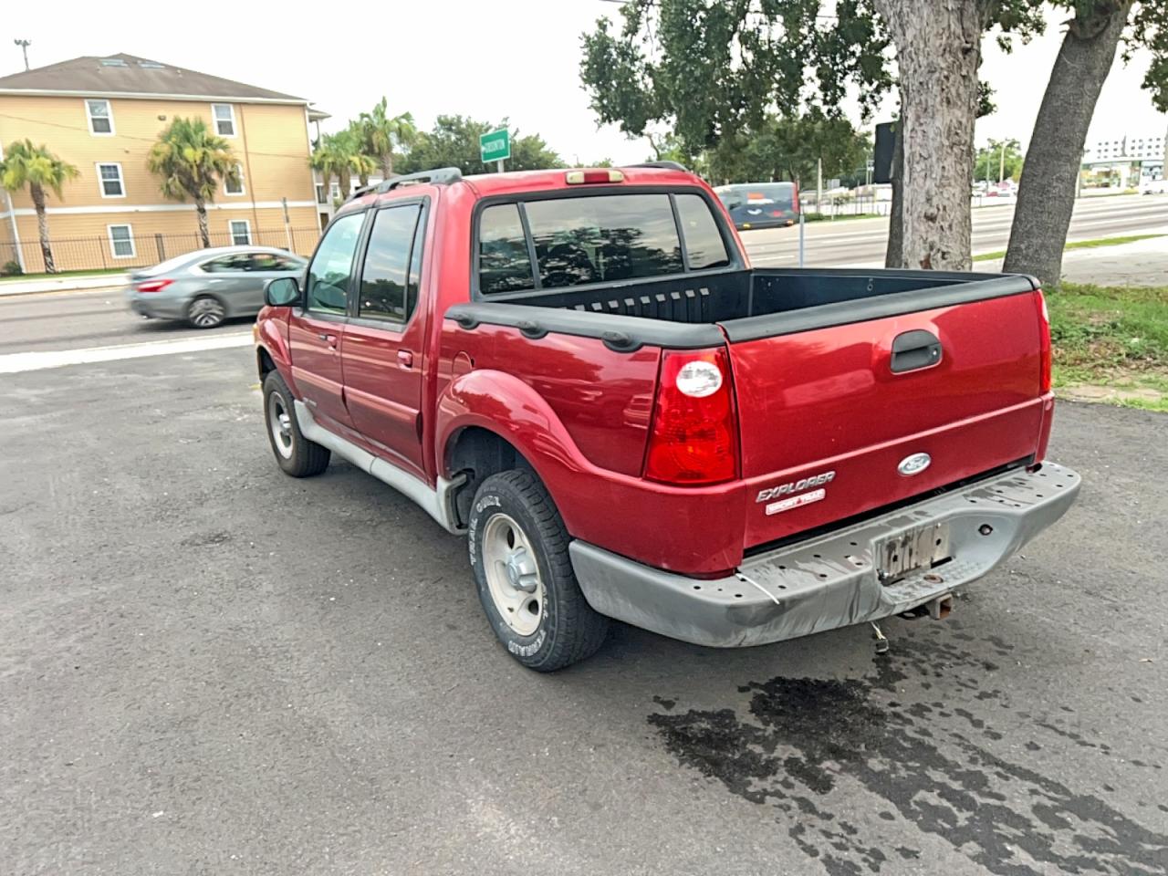 2002 Ford Explorer Sport Trac Red vin: 1FMZU67E82UD54730
