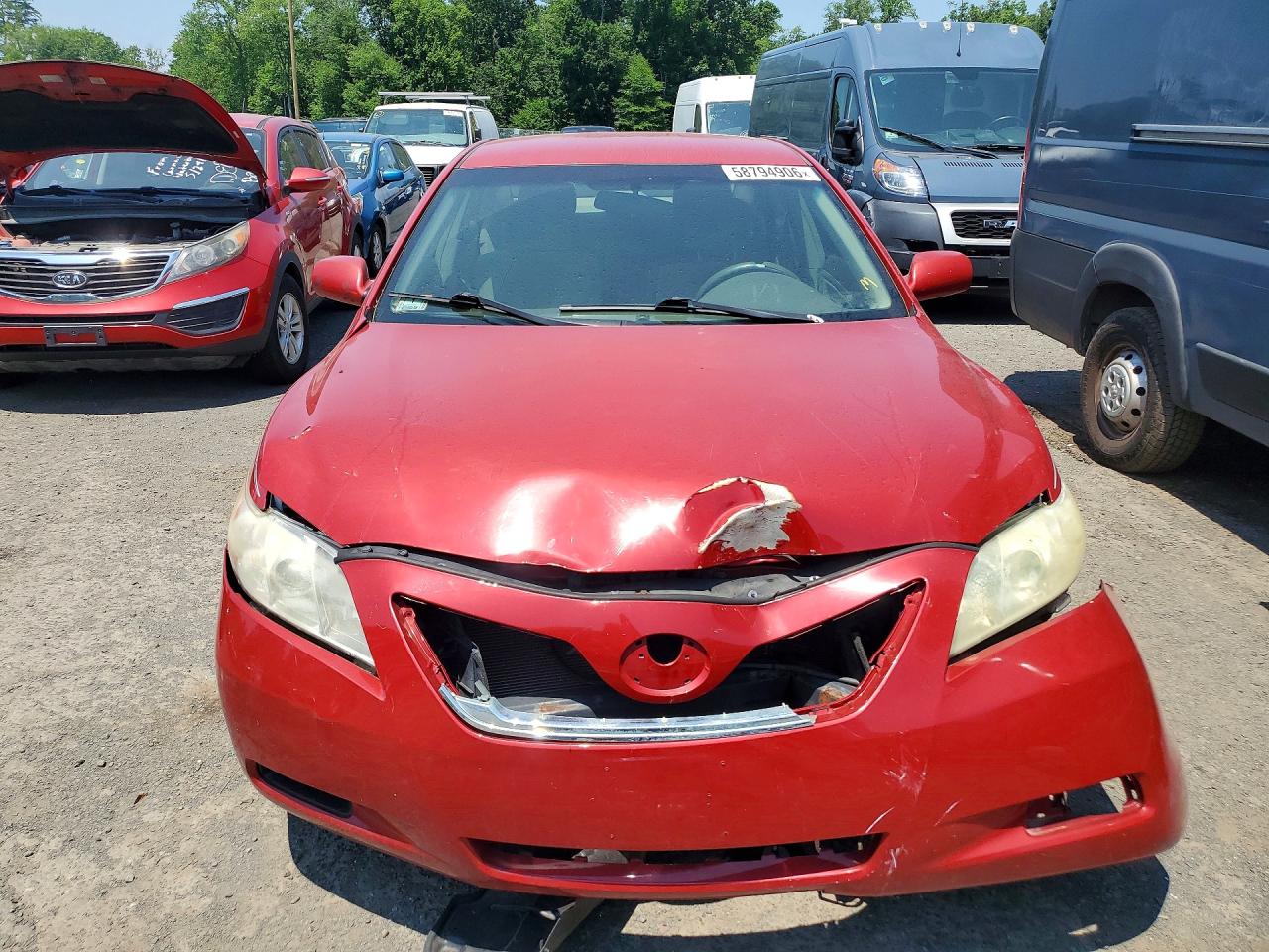 2009 Toyota Camry Le Red vin: 4T1BE46K49U282896