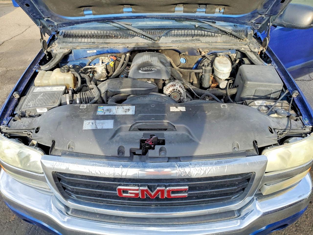 2004 Gmc New Sierra C1500 Blue vin: 1GTEC19V34Z222440
