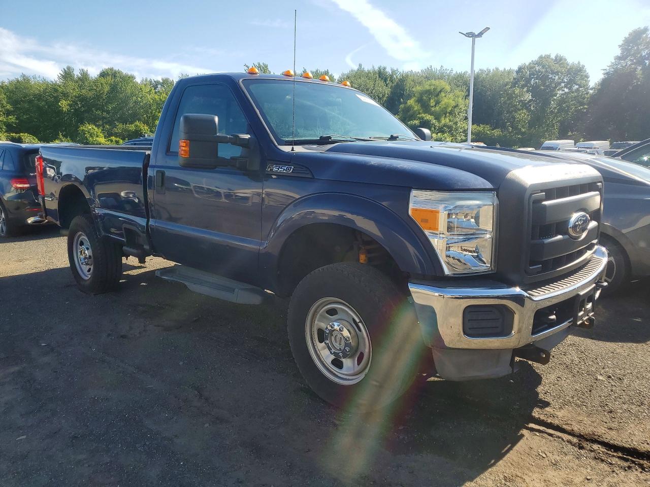 2012 Ford F350 Super Duty Blue vin: 1FTBF3B67CEA22076