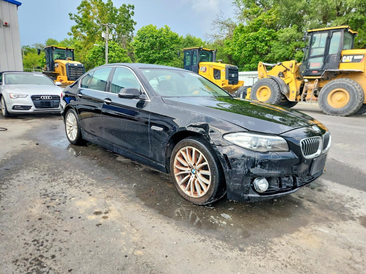 2014 Bmw 528 Xi Black vin: WBA5A7C5XED219547