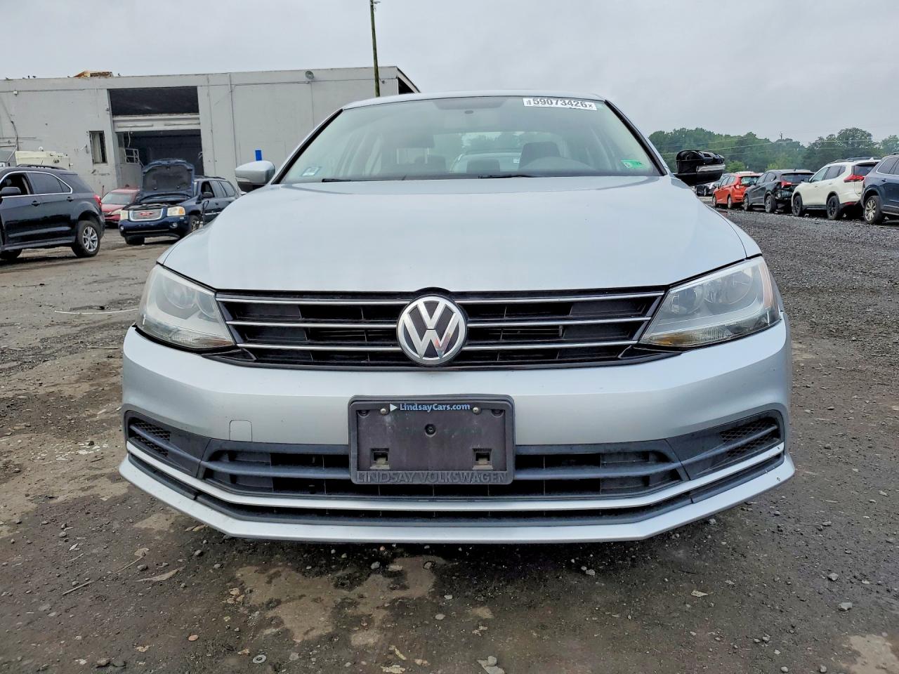 2015 Volkswagen Jetta Se Silver vin: 3VWD17AJ2FM254343