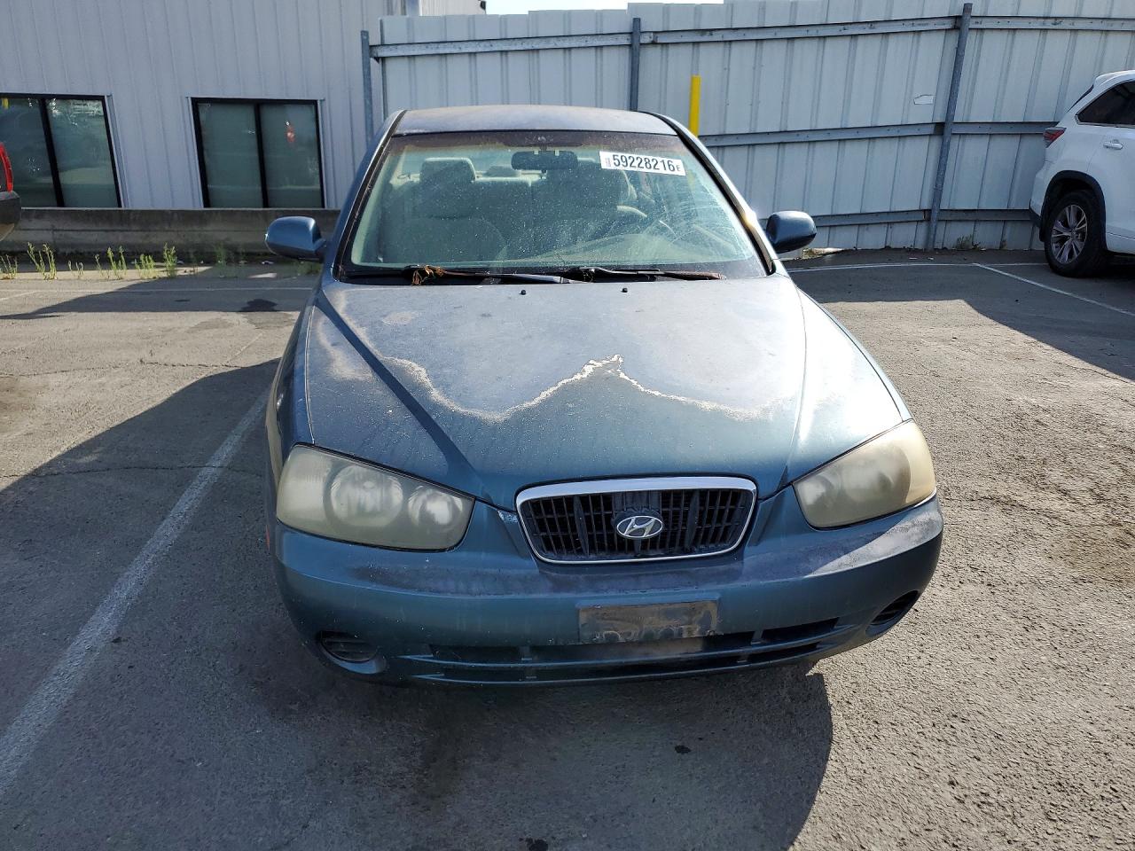 2003 Hyundai Elantra Gls Teal vin: KMHDN45DX3U567458