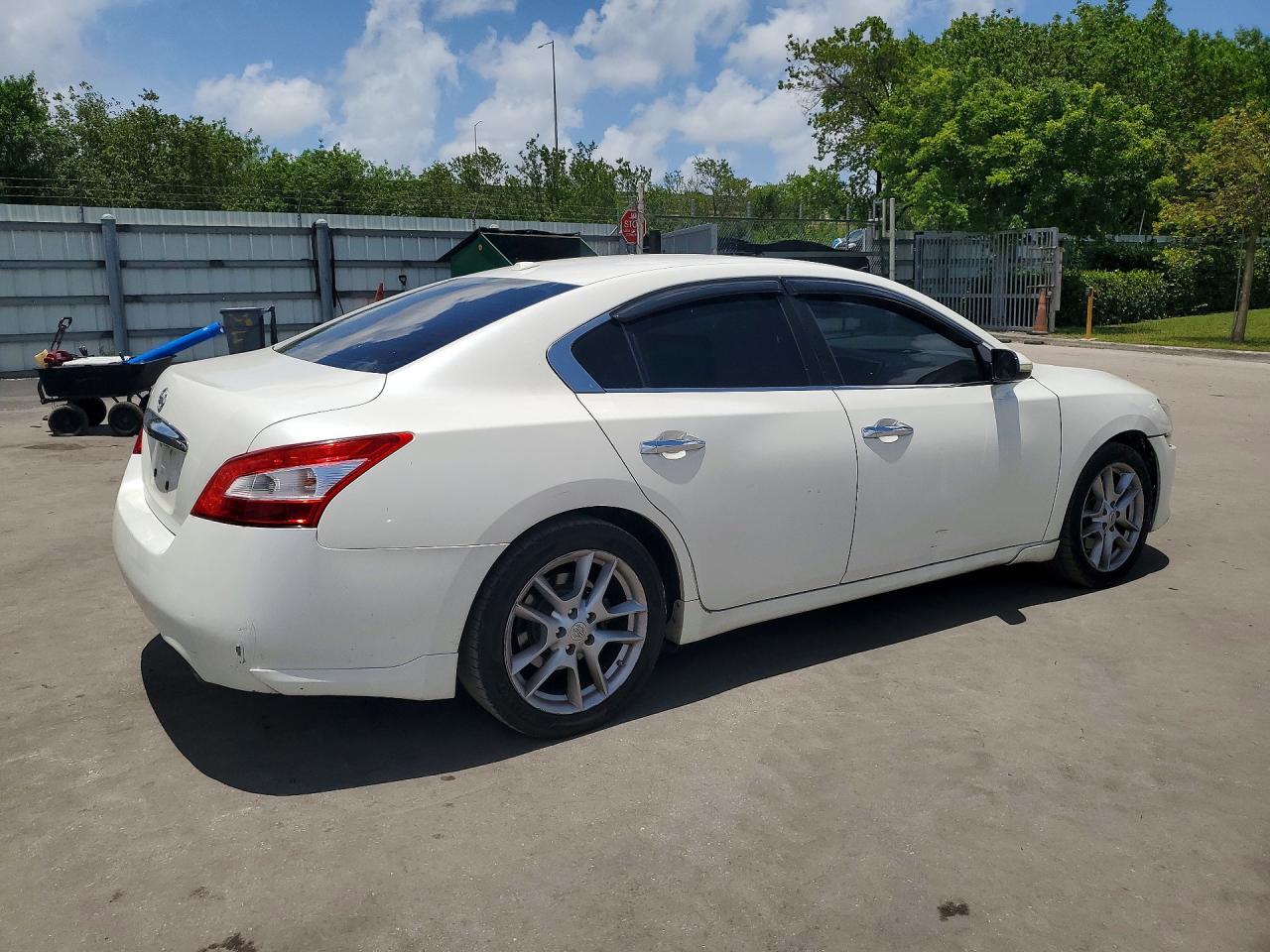 2010 Nissan Maxima 3.5 S White vin: 1N4AA5AP5AC830764