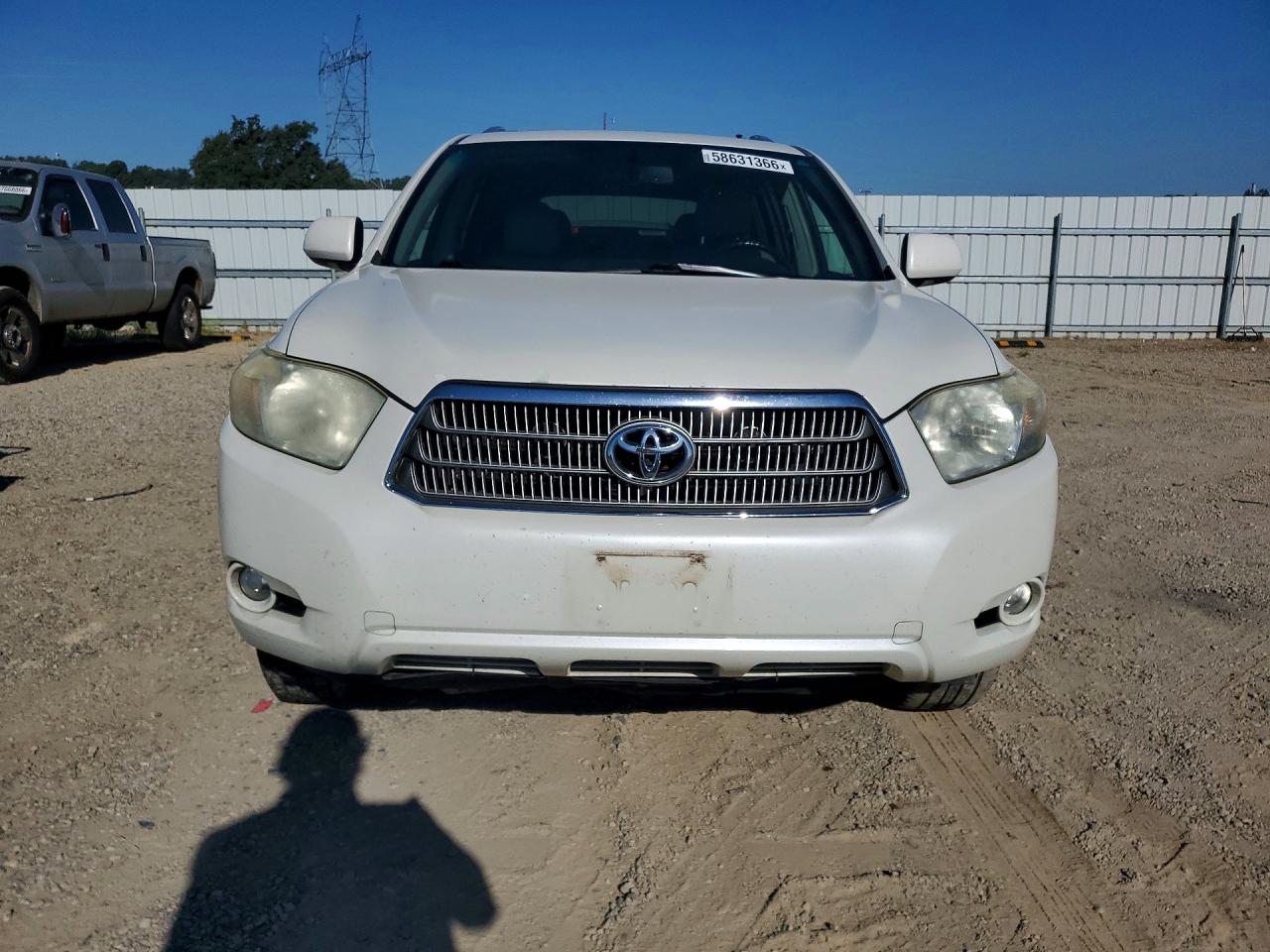 2010 Toyota Highlander Hybrid Limited Белый vin: JTEJW3EH6A2043228