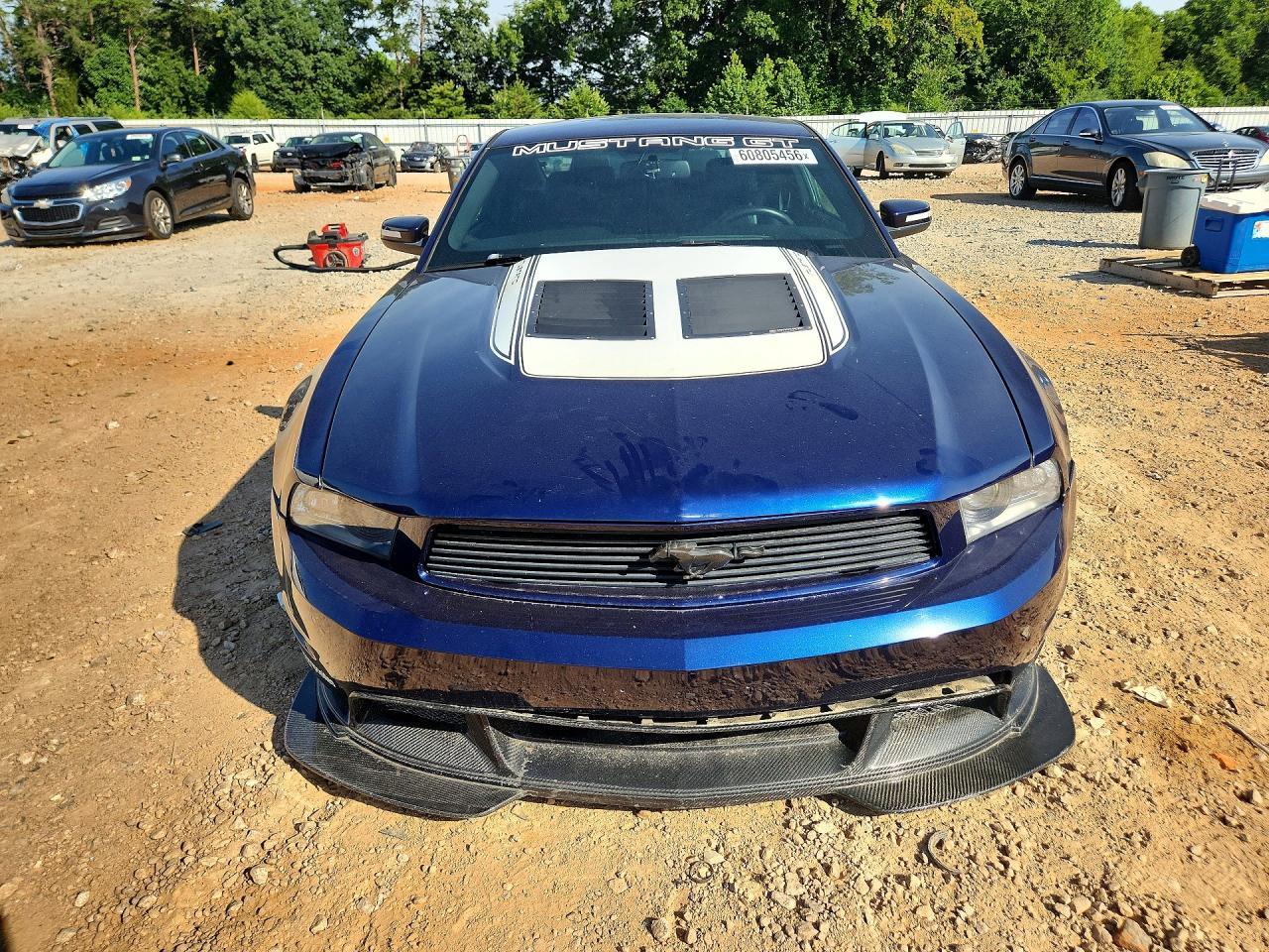 2012 Ford Mustang Gt Синий vin: 1ZVBP8CF7C5281687
