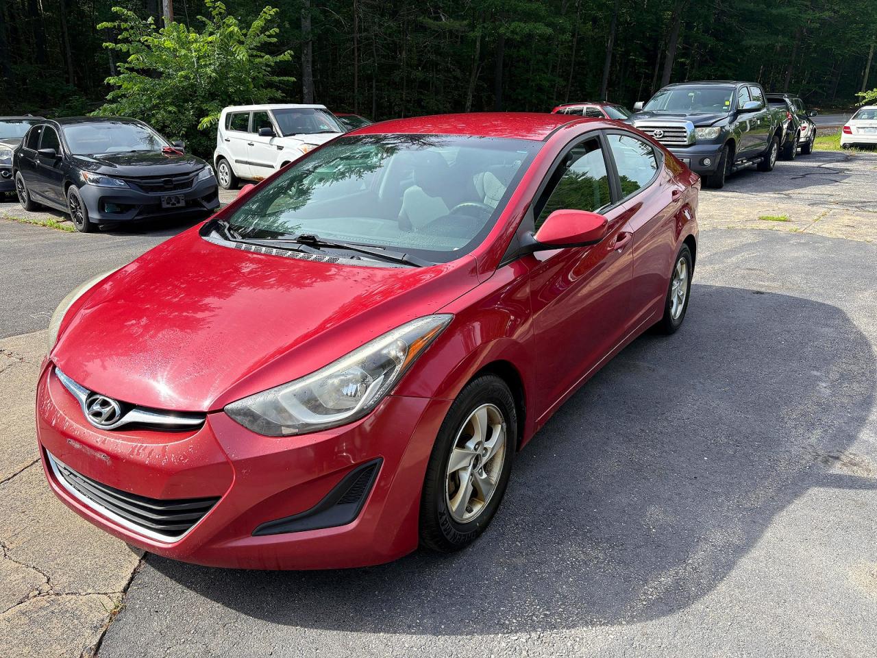 2015 Hyundai Elantra Se Burgundy vin: KMHDH4AE8FU329232