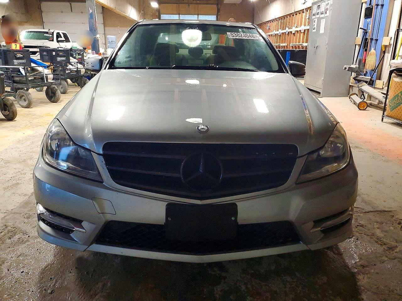 2012 Mercedes-benz C 300 4matic Gray vin: WDDGF8BB5CF908798
