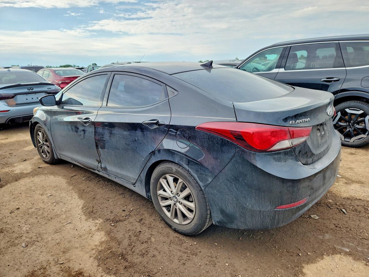 2015 Hyundai Elantra Se Black vin: KMHDH4AE1FU228131