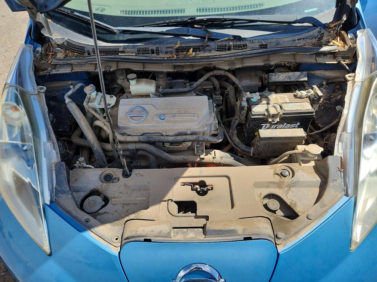 2011 Nissan Leaf Sv Синий vin: JN1AZ0CP3BT002560