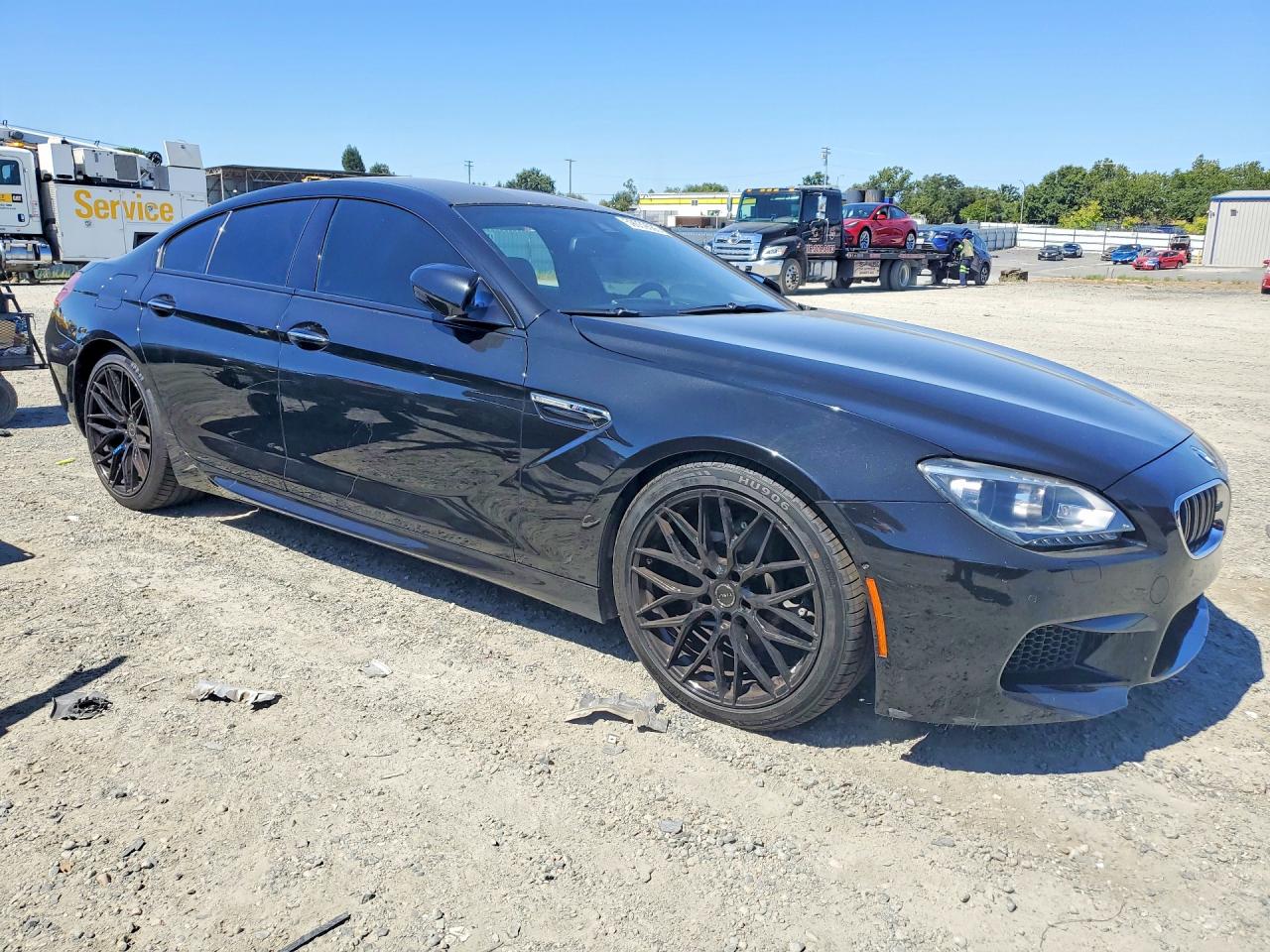 2014 Bmw M6 Gran Coupe Black vin: WBS6C9C58EDV73914