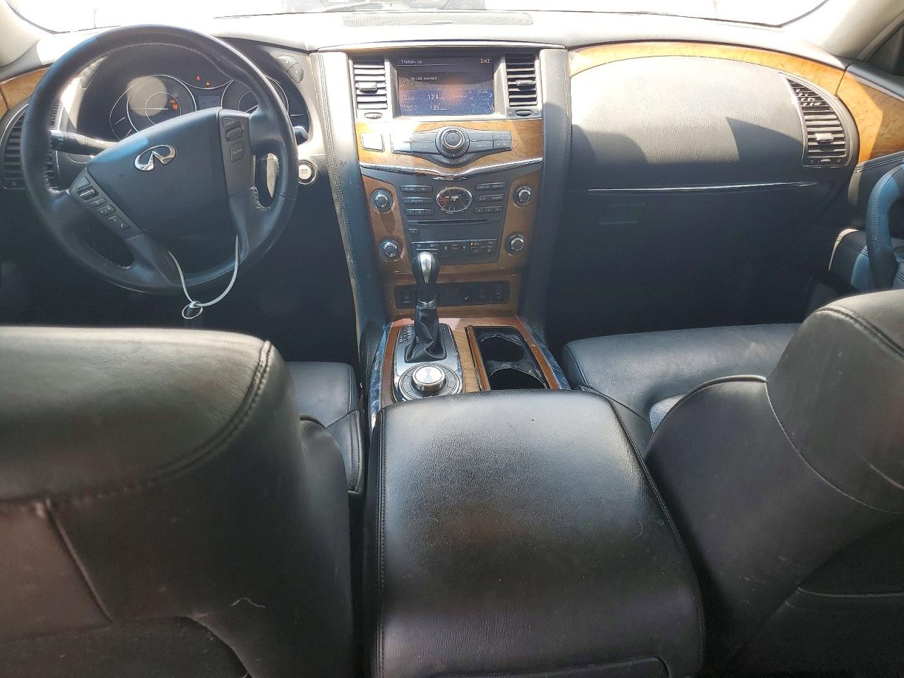 2012 Infiniti Qx56 Base White vin: JN8AZ2NE0C9023311