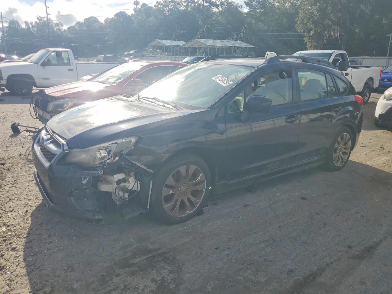 2013 Subaru Impreza Sport Premium Черный vin: JF1GPAL6XD2899210